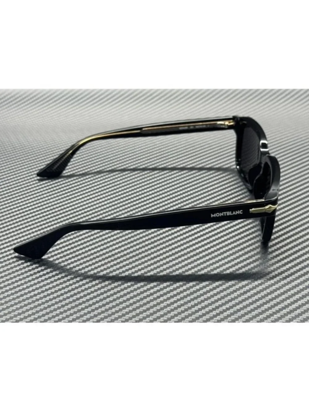 New Montblanc Men Black Sunglasses 54-18-145
